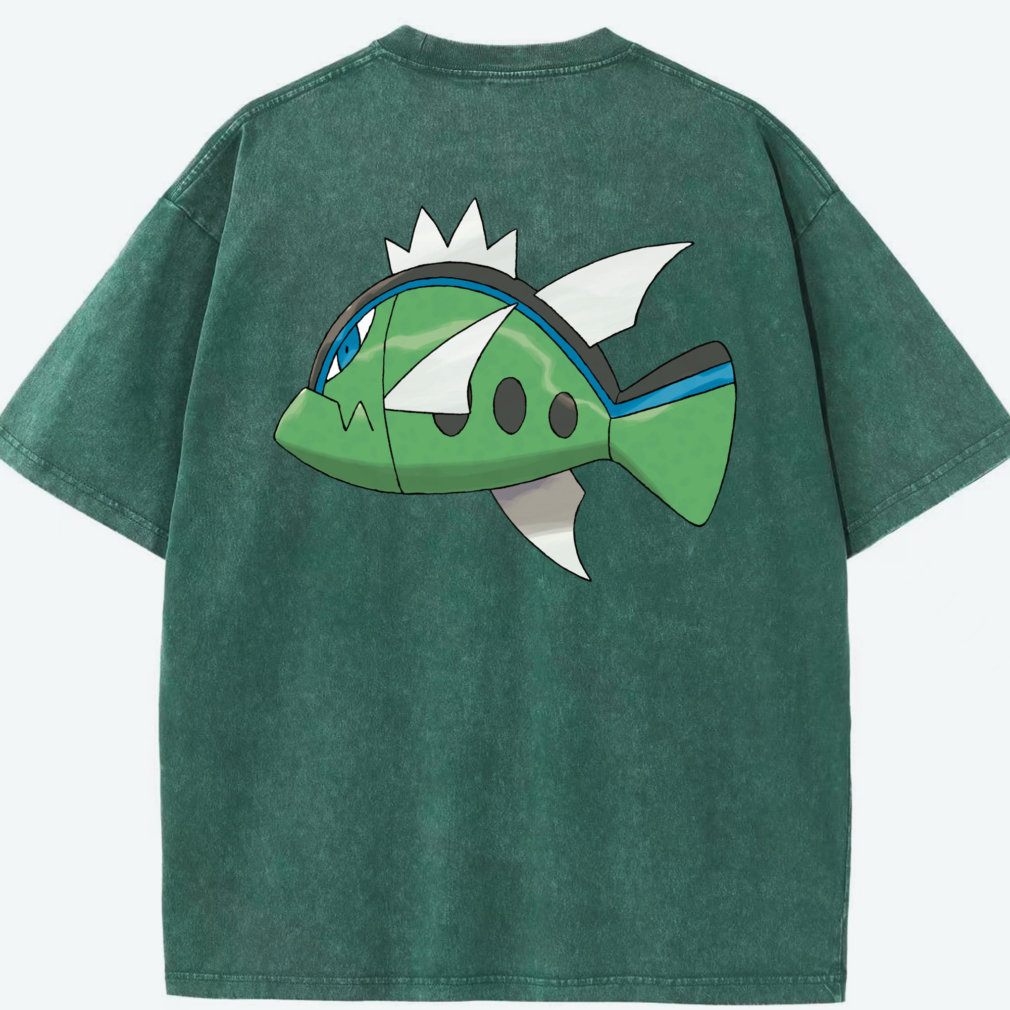 （画像用） ポケットモンスター Pokémon 綿100% ヴィンテージ風 半袖Tシャツ（背面プリント）